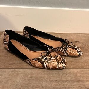 ZARA TRAFALUC WOMEN BALLERINA FLATS SIZE EU 39 (US 8.5)